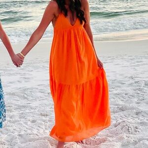 Coco Lilly’s Maxi Orange Dress